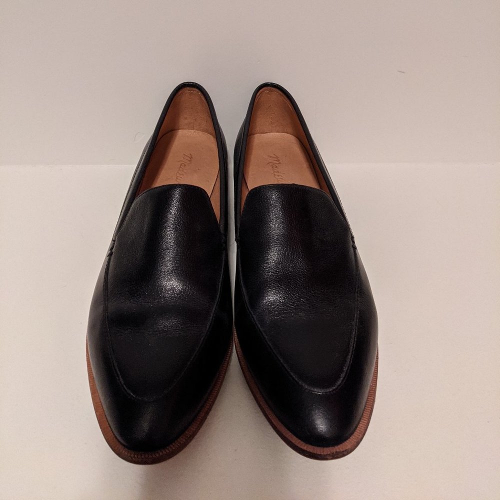 Madewell New Black Leather Loafers